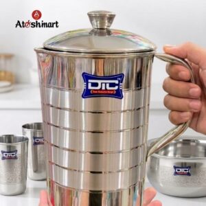 Premium Stainless Steel Serving Jug – 3 Liter | Elegant Kitchen Water Pitcher